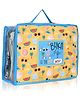 Echo Boomers Beach Vibes 4-Piece Travel Organizer Set - Red and Sky Blue Packing Cubes with Beach Print