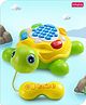 Babyhug Musical Turtle Telephone Learning Toy|Baby Duck with Sounds & Music|Role Play Fun Phone Toy for Kids|Educational Phone