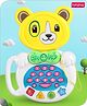 Babyhug Musical Teddy Telephone Learning Toy|Lights & Music|Role Play Phone Toy for Kids|Numbers|Shape & Color Recognition|Animal Names & Sounds|Math Quizzes|Addition & Subtraction|Yellow - 12 Months+
