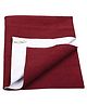 NeonateCare Quick DrySheets Waterproof Baby Bed Protector Dry Sheet for Babies (Large, Maroon)