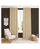 Clio's Heritage Store Premium Cream Velvet Curtains for Home - Set of 2