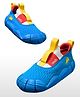 aretto Mesh Detailed  Expanding Shoes for growing Feet  - Blue