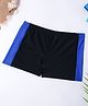 Bubble Berry Colour Block Shorts - Black & Blue