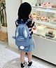 Priaansha Creation  Bunny Detailed Backpack - Blue