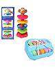 New Pinch 5 Layer Ball Drop and Roll Swirling Tower with Musical 5 keys Xylophone - Multicolor