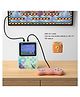 AKN TOYS Handheld Game Machine, 3.0inch Handheld Game Console Retro LCD Color Display HD Output Multiple Games Video Game Machine with AV Cable - PACK OF 1 - COLOR MAY VARY