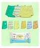 SuperBottoms Padded Underwear for 9-12M Babies | Potty Training Pants | Assorted 1 | Pack of 9  + Xtrahydrating Wipes-40 Pack