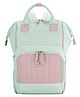 StarAndDaisy Diaper Backpack for Baby  Waterproof Multifunctional Bag with Max Storage Capacity  Elegant Green and Pink