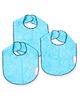 Mumma's Touch Organic Bamboo Baby Towel Bib - Aqua - Pack of 3
