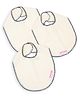 Mumma's Touch Organic Bamboo Baby Towel Bib - Yellow - Pack of 3