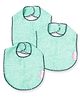 Mumma's Touch Organic Bamboo Baby Towel Bib - Green - Pack of 3