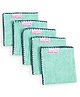 Mumma's Touch Organic Bamboo Baby Towel Face Cloth - Green - Pack of 5
