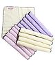 Mumma's Touch Organic Bamboo Baby Towel Face Cloth - Assorted (Pink, Yellow, Magenta) - Pack of 15