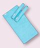Mumma's Touch Organic Bamboo Baby Towel Wash Cloth - Aqua - Pack of 3