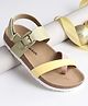 Pine Kids  Casual Sandals with Buckle Closure - Yellow