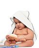 Mumma's Touch Organic Bamboo Baby Hooded Towel - White - Pack of 1