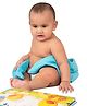 Mumma's Touch Organic Bamboo Baby Bath Towel - Aqua - Pack of 1