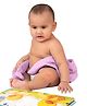 Mumma's Touch Organic Bamboo Baby Bath Towel - Pink - Pack of 1