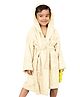 Mumma's Touch Organic Bamboo Kids Hooded Bathrobe - Yellow - Pack of 1