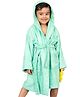 Mumma's Touch Organic Bamboo Kids Hooded Bathrobe - Green - Pack of 1