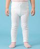 Kanvin Cotton Knit Solid Colour Thermal Pant - Off White