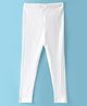 Kanvin Cotton Knit Solid Colour Thermal Pant - Off White