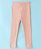 Kanvin Cotton Knit Solid Colour Thermal Pant - Pink