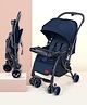 LuvLap Sunshine Plus Stroller/Pram with Reversible Handlebar, 5 Point Harness, 3 Level Recline, Compact Easy Fold, for Newborn to 3 Years  Blue