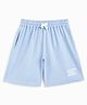 Campana 100% Cotton Jersey  Practice Makes Perfect Printed Shorts - Chambray Blue