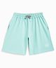 Campana 100% Cotton Jersey  Arrow Printed Shorts - Ocean Blue