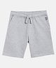 Campana 100% Cotton Terry  Solid Shorts - Grey Melange