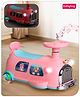 Babyhug Unicorn Kids Retro Swing Car| LED Lights and Music |Baby Magic Car|Toy Car | Push Car | Ride On Car |ABEC 7 Bearing|Weight Capacity Upto 50-KGS | Pink 
