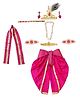 Itsmycostume Janmashtami Theme Krishna Costume Set - Magenta