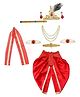 Itsmycostume Janmashtami Theme Krishna Costume Set - Red