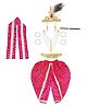 Itsmycostume Janmashtami Theme Krishna Costume Set - Magenta