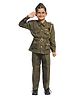 Itsmycostume Cotton Full Sleeves Subhash Chandra Bose Theme Costume Set - Green