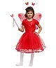 Itsmycostume Princess Fairy Theme Butterfly Pari Costume Set - Red