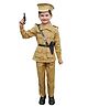 Itsmycostume Police Costume Dress for Boys Kids Costume Set-Brown