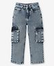 Ed-a-Mamma Mild Washed Denim Jeans - Blue