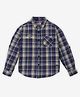 Ed-a-Mamma Full Sleeves Checked Shirt - Blue