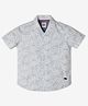 Ed-a-Mamma Half Sleeves Abstract Printed Shirt - Blue