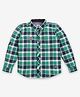 Ed-a-Mamma Full Sleeves Checked Shirt - Green