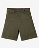 Ed-a-Mamma Cotton Solid Shorts - Green