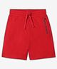 Ed-a-Mamma Placement Text Printed Shorts - Red