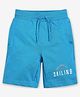 Ed-a-Mamma Placement Sailing Text Printed Shorts - Blue