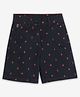 Ed-a-Mamma Cotton Anchor Printed Shorts - Blue
