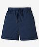 Ed-a-Mamma Cotton Solid Shorts - Blue