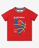 Ed-a-Mamma Be Different Text Printed Tee - Red