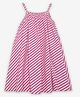 Ed-a-Mamma Cotton Sleeeveless Striped Dress - Pink