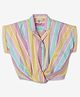 Ed-a-Mamma Half Sleeves Striped Top - Multi Colour